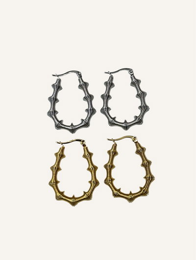 Aros tira 12 pares. Ovalados