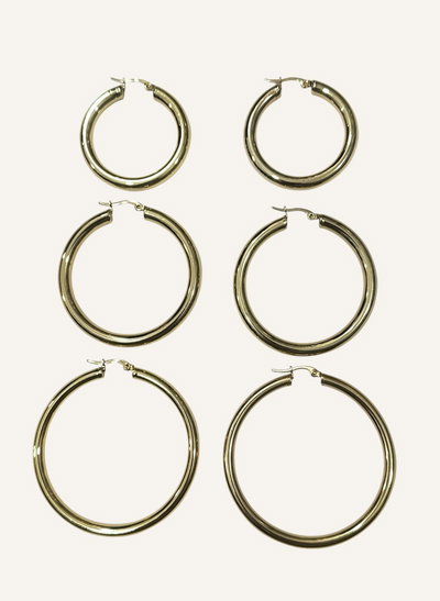 Aros tira 12 pares. Redondos 