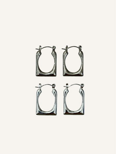 Aros tira 12 pares. Cuadrados 