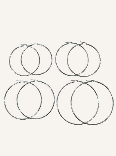 Aros tira 12 pares. Redondos 