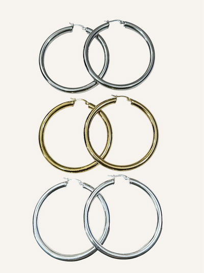 Aros tira 12 pares. Redondos 