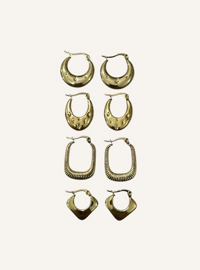 Aros tira 12 pares. Surtidos 