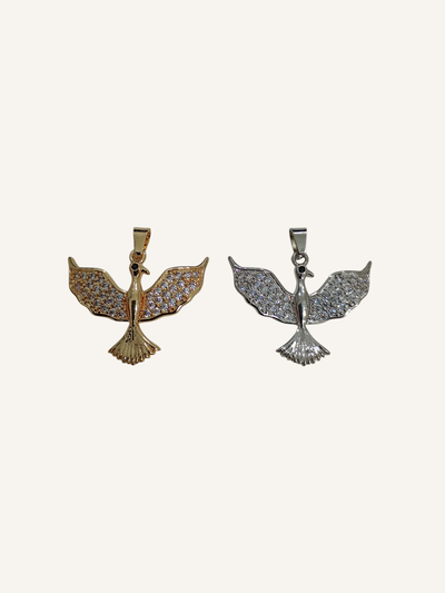 Dije Tira, 12 pares. Pájaros.