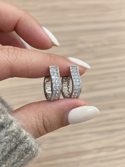 Aros por blíster con strass 2212-ABC