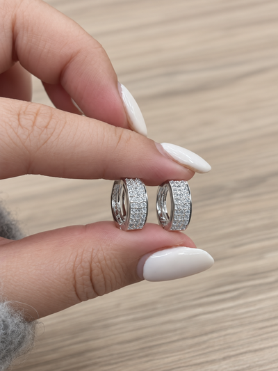 Aros por blíster con strass 2201-ABC