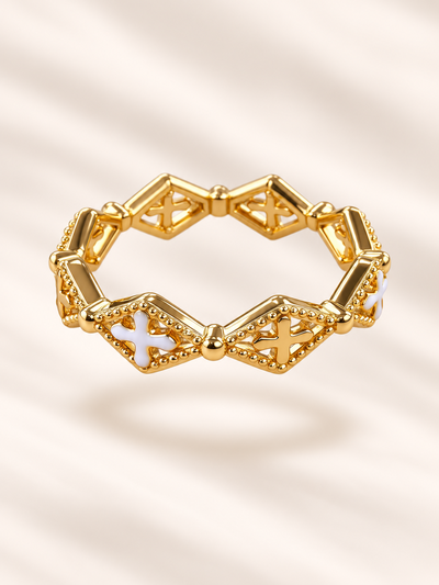 Anillo con cruz