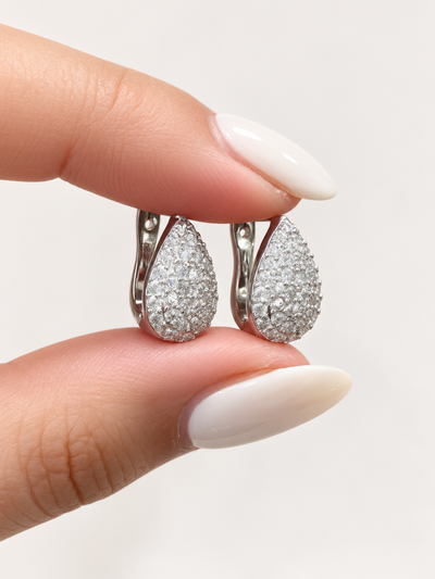Aros por blíster con strass 2413-ABC