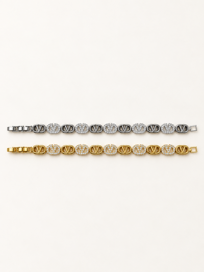 Pulseras con strass 011