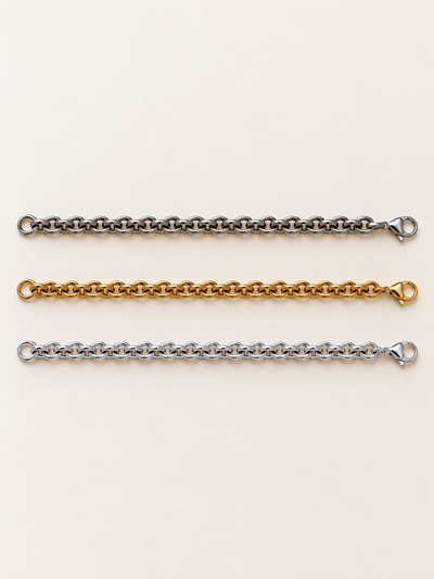 Pulseras de acero 8mm 21cm 109457/59/59