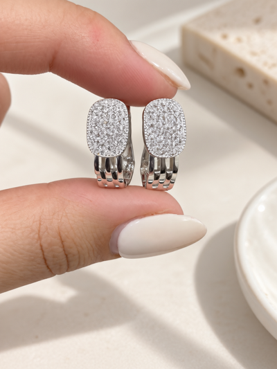 Aros por blíster con strass 2213-ABC
