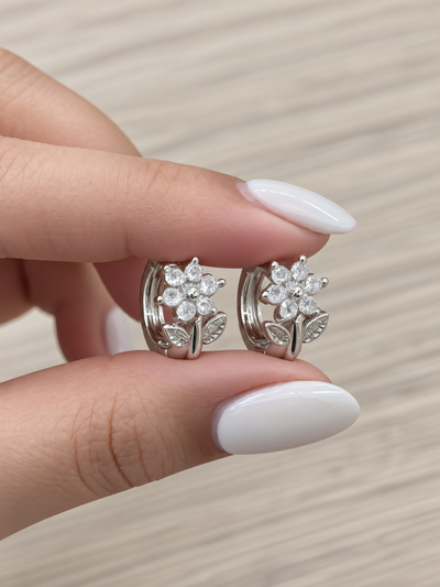 Aros por blíster con strass 2204-ABC