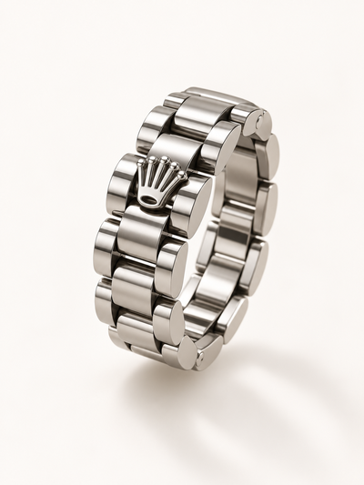 Anillos articulados Rolex - Plateado