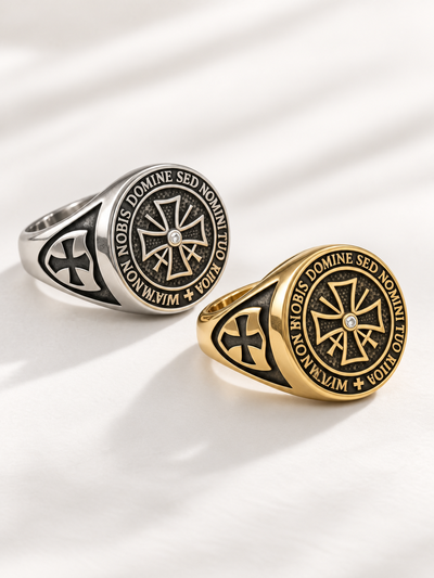 Anillos macizos - Caballeros templarios 061
