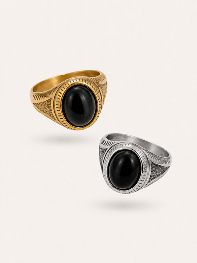 Anillos macizos con piedra 022