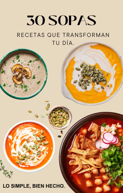 Las mejores 30 recetas de Sopas