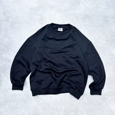 Buzo oversize unisex cuello redondo 