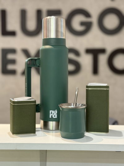 SET ACERO CON TERMO (colores)