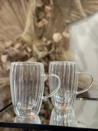 Taza doble vidrio XL