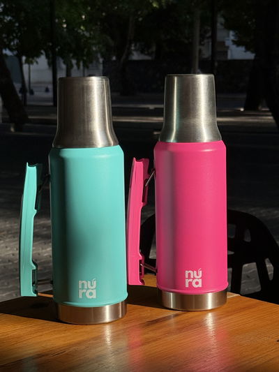 TERMO 1L CON TAPA MATE 3 en 1