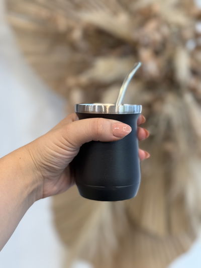 MATE DE ACERO INOX CHICO negro