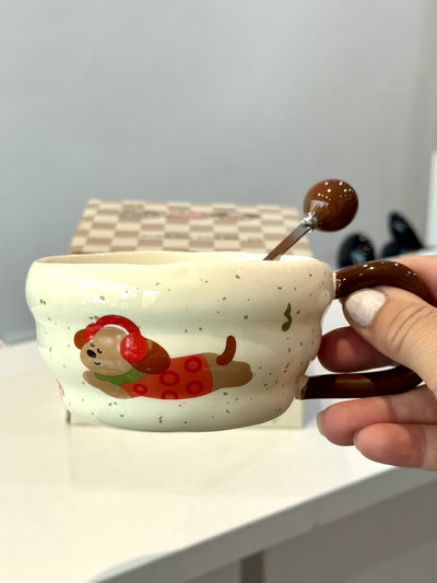 Taza SALCHICHA con cuchara