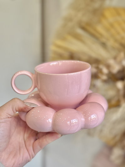 Taza NUBE rosa