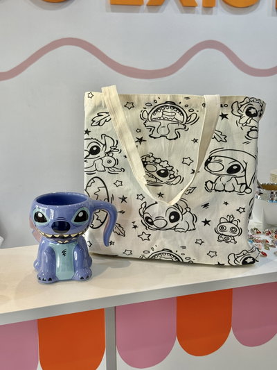 Taza STITCH + TOTE de regalo
