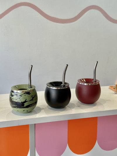 MATE DE ACERO INOX bolita