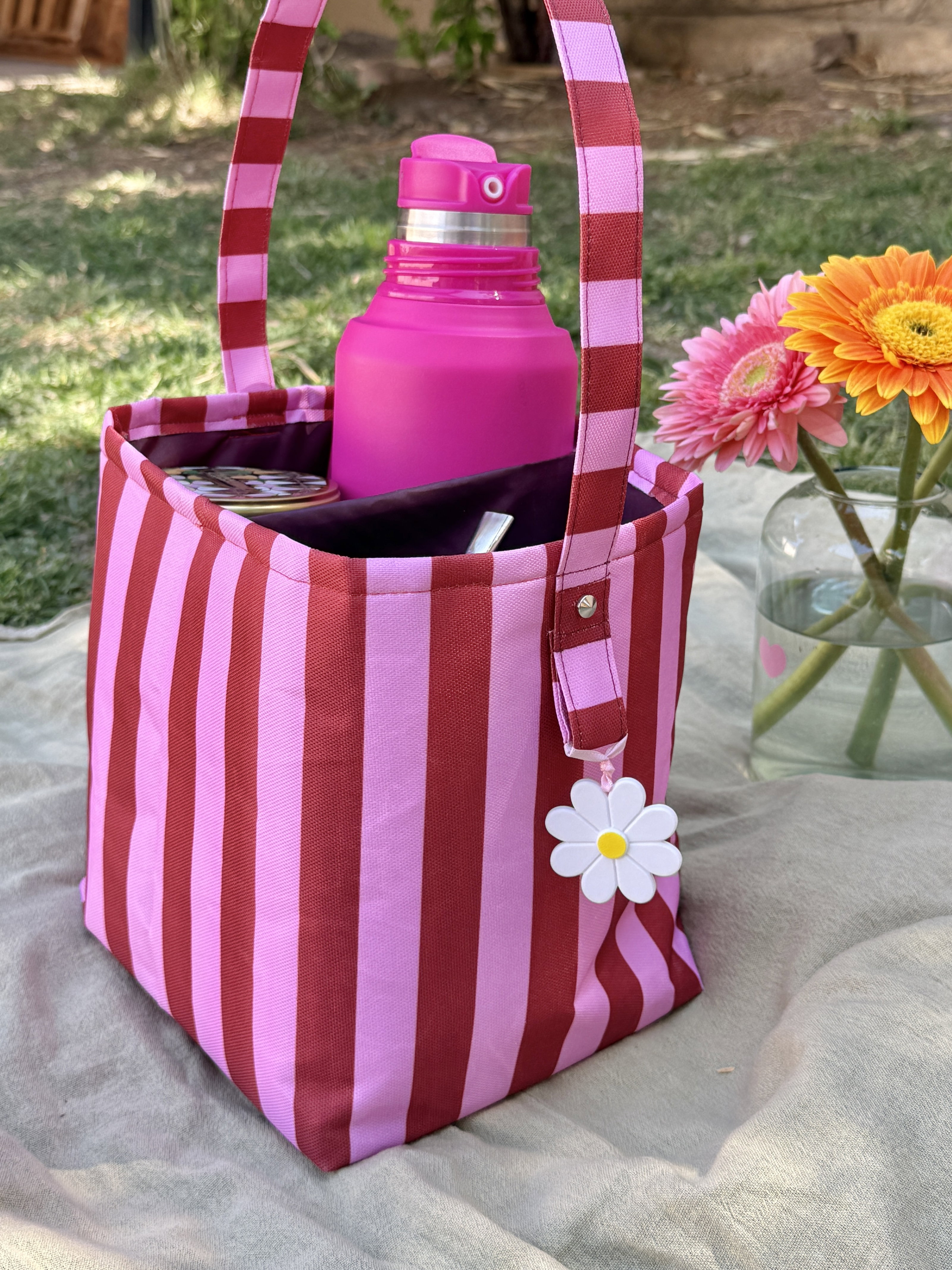 Logo Pinterest Rosa CANASTA DIA DE LA MADRE RAYAS | NURA MATES