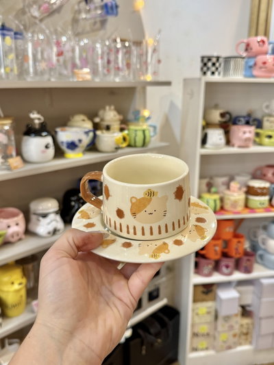 Taza gatito + platito