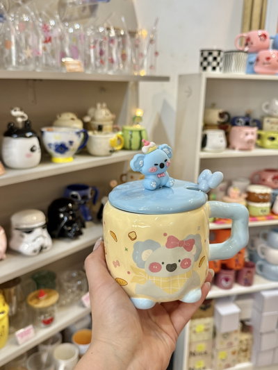 Taza Koala tapa y cucharita