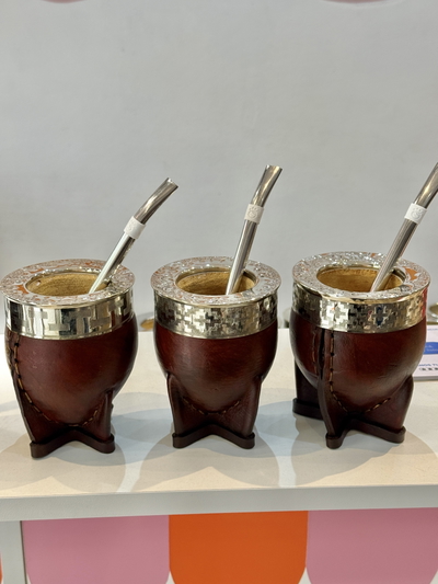 Mate IMPERIAL calabaza CUERO CHOCOLATE
