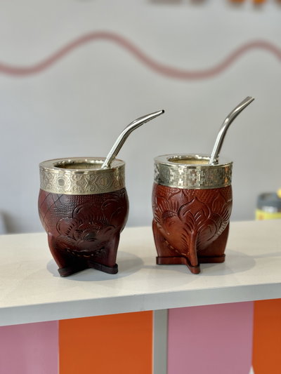 Mate IMPERIAL calabaza CUERO
