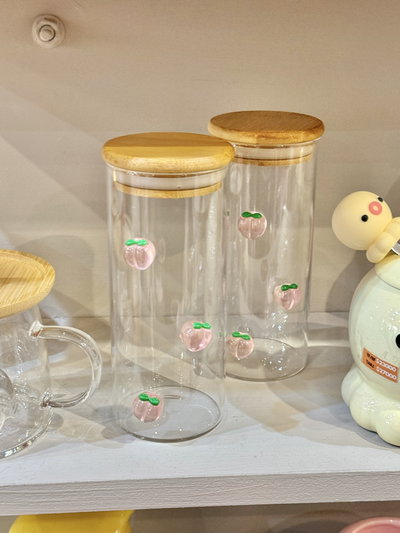 Vaso frasco duraznitos