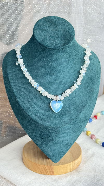 Collar cuarzo cristal