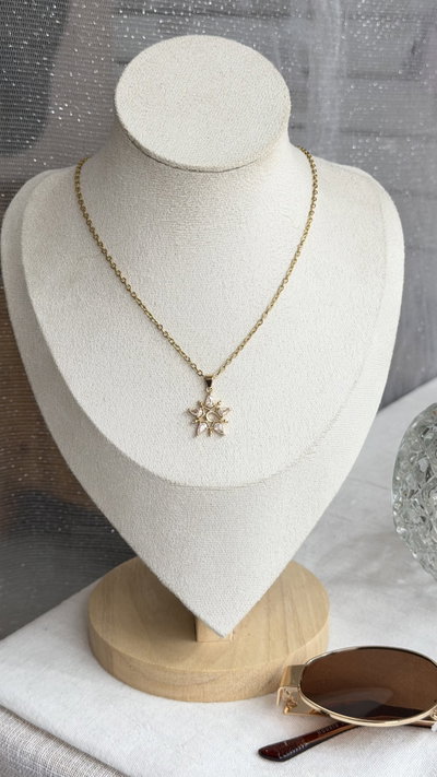 Collar estrella strass 