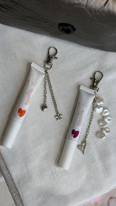 Lip gloss melu con llavero 