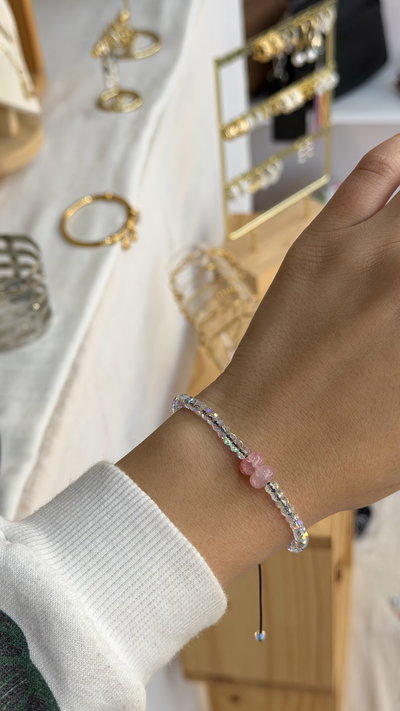 Pulsera transparente 