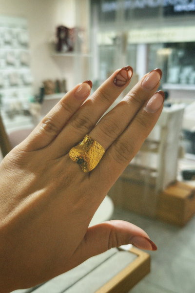 Anillo chapón detalles 