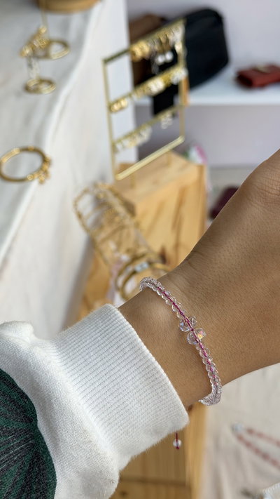 Pulsera transparente