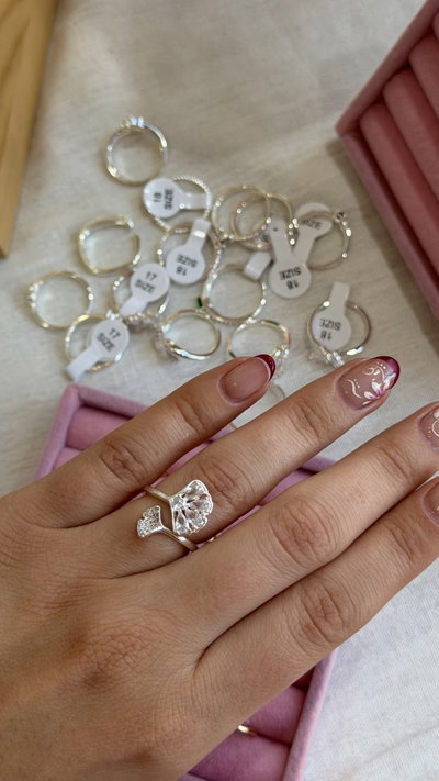 Anillo flor 