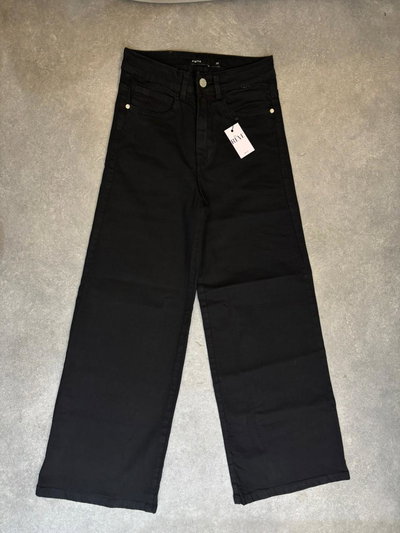Jeans wide leg Black
