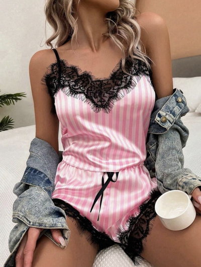 Set pijama satén 