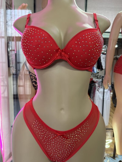 Conjuntos strass shine importado 