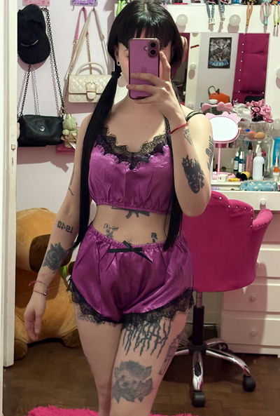 Set pijama satén 
