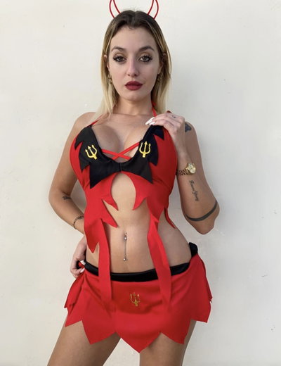 Disfraz económico diablita 1 y 2