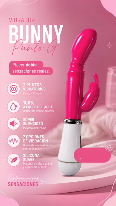Vibrador bunny 🐰 punto G importado 