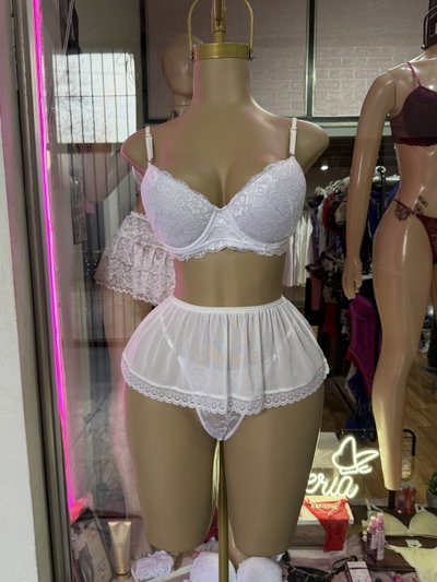 Conjunto Delfi + pollera 