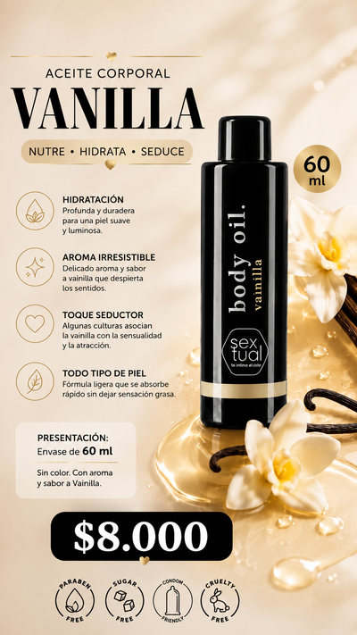 Aceites para masajes y lubricación 