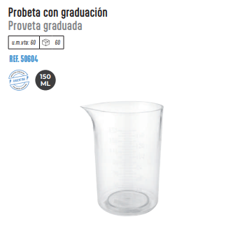 Probeta con graduación REF. 50604